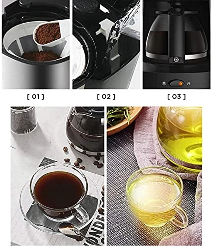 Mini Travel Coffee Maker - 6Cup 600 Milliliters Grinder