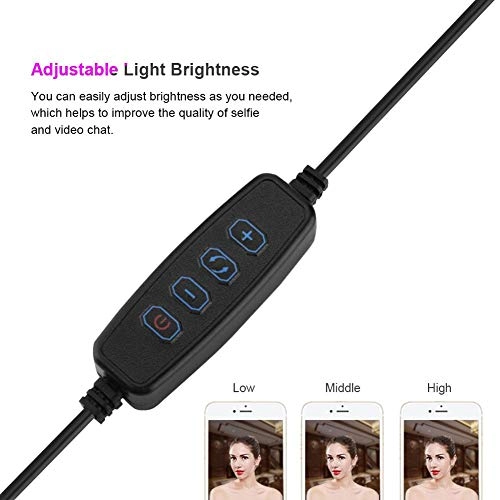 Selfie Ring Light - 360° Long Arm USB LED