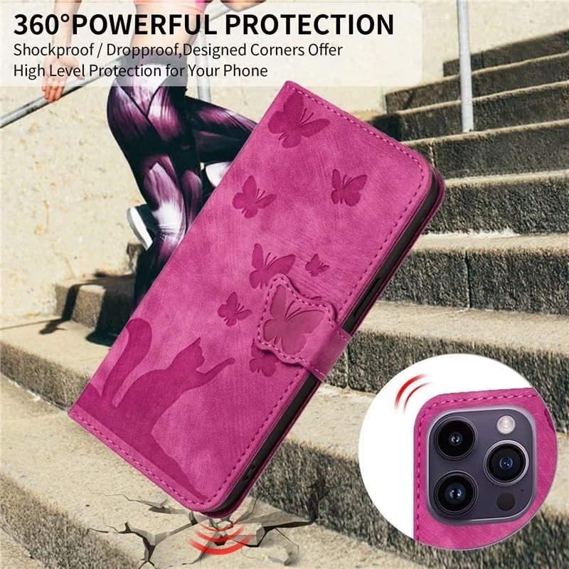 Flip Phone Cover Wallet Protective Case for iPhone 14