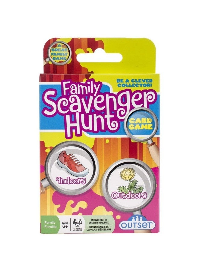 Family Scavenger Hunt Card Game - Ages 6+
