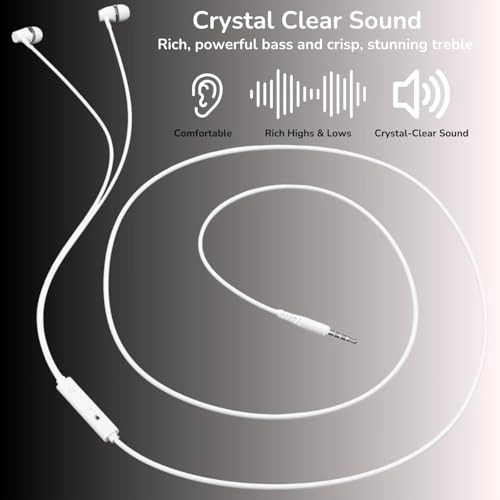 EF-WHT-3.5MM-LNLAX Wired Earbud Bundle