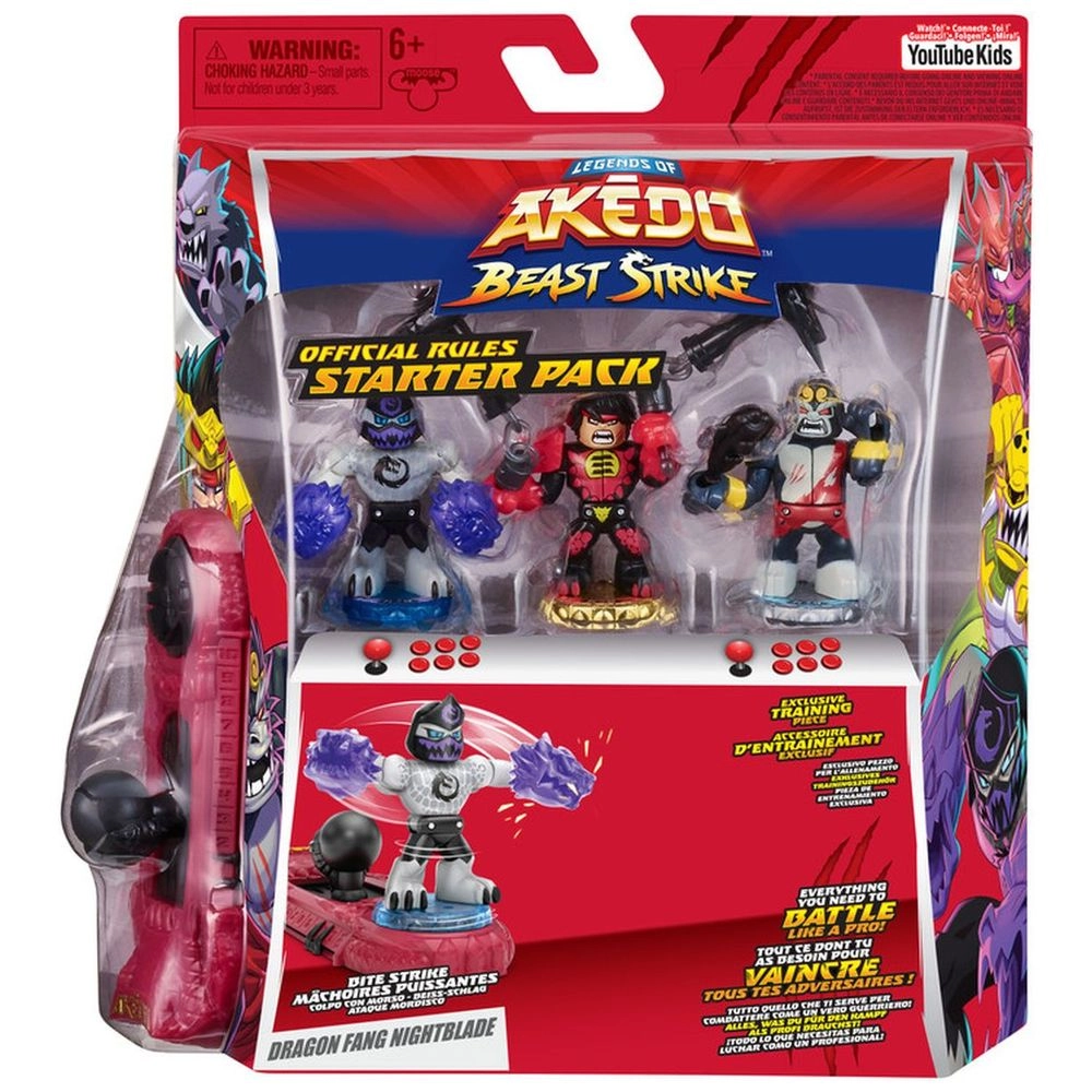 Beast Strike - Epic Warrior King Gokong + Ultra Rare Warrior Dragonclaw Chux + Legendary Warrior Dragon Fang Nightblade (15233) 3 pcs