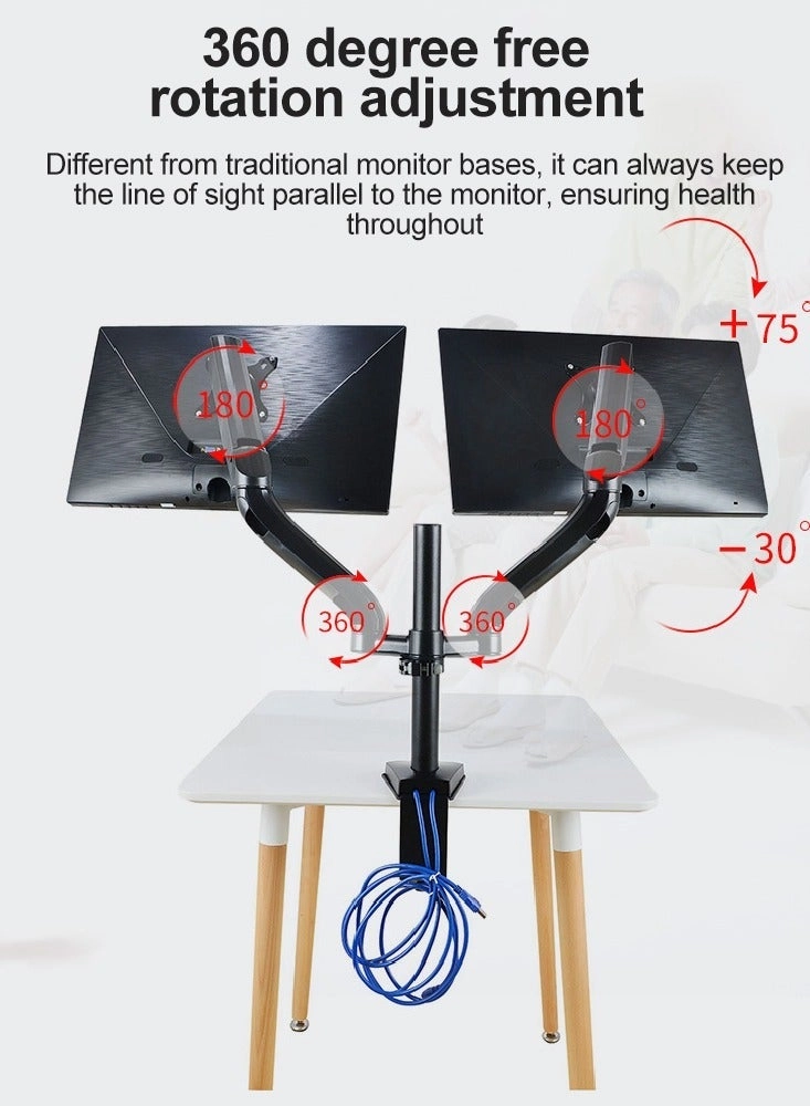 TM10-2 - Dual Arm 27 in 100 x 100 or 75 x 75 mm