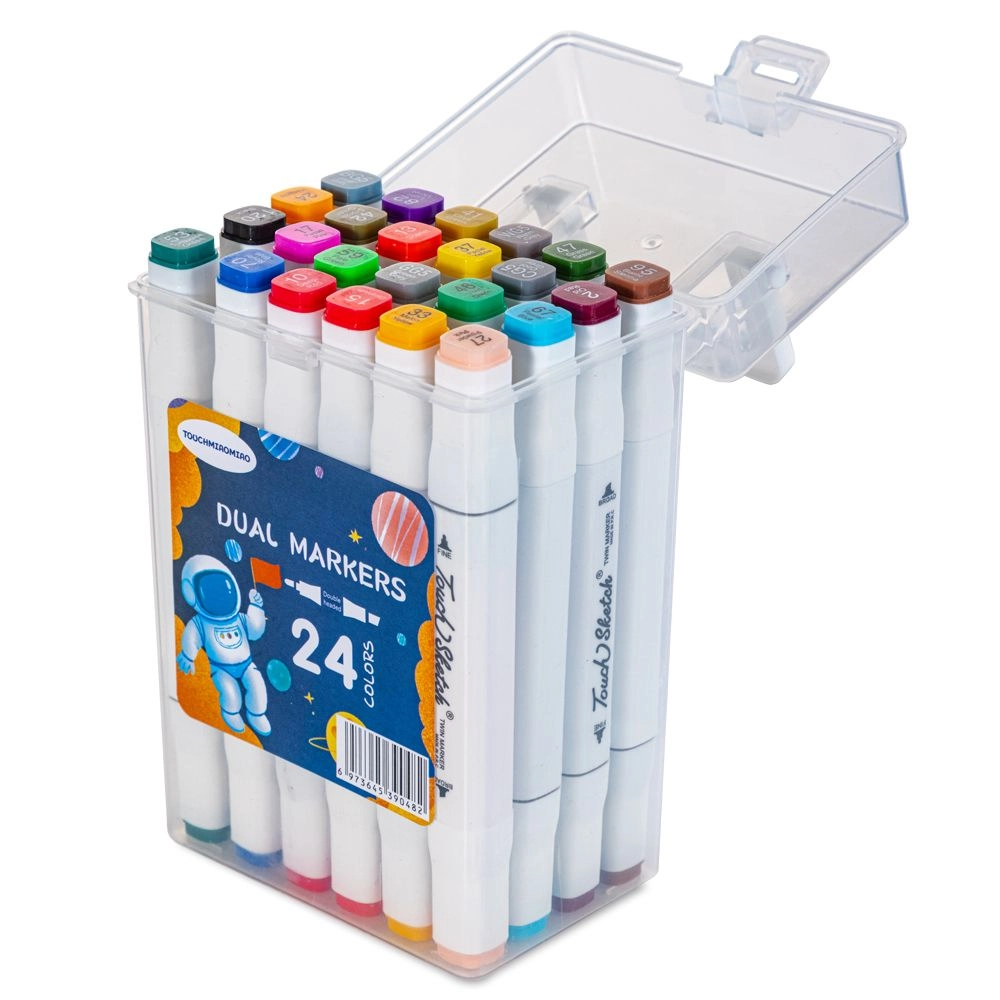 Eazy Kids Dual Markers Set - Multi Colour Dual-tip