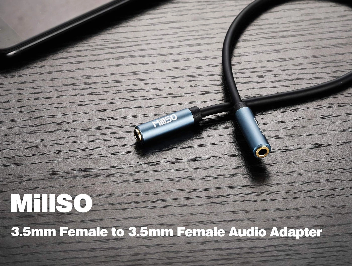 3.5mm Female to Female AUX Adapter Cable - 1m / 3.3 Feet