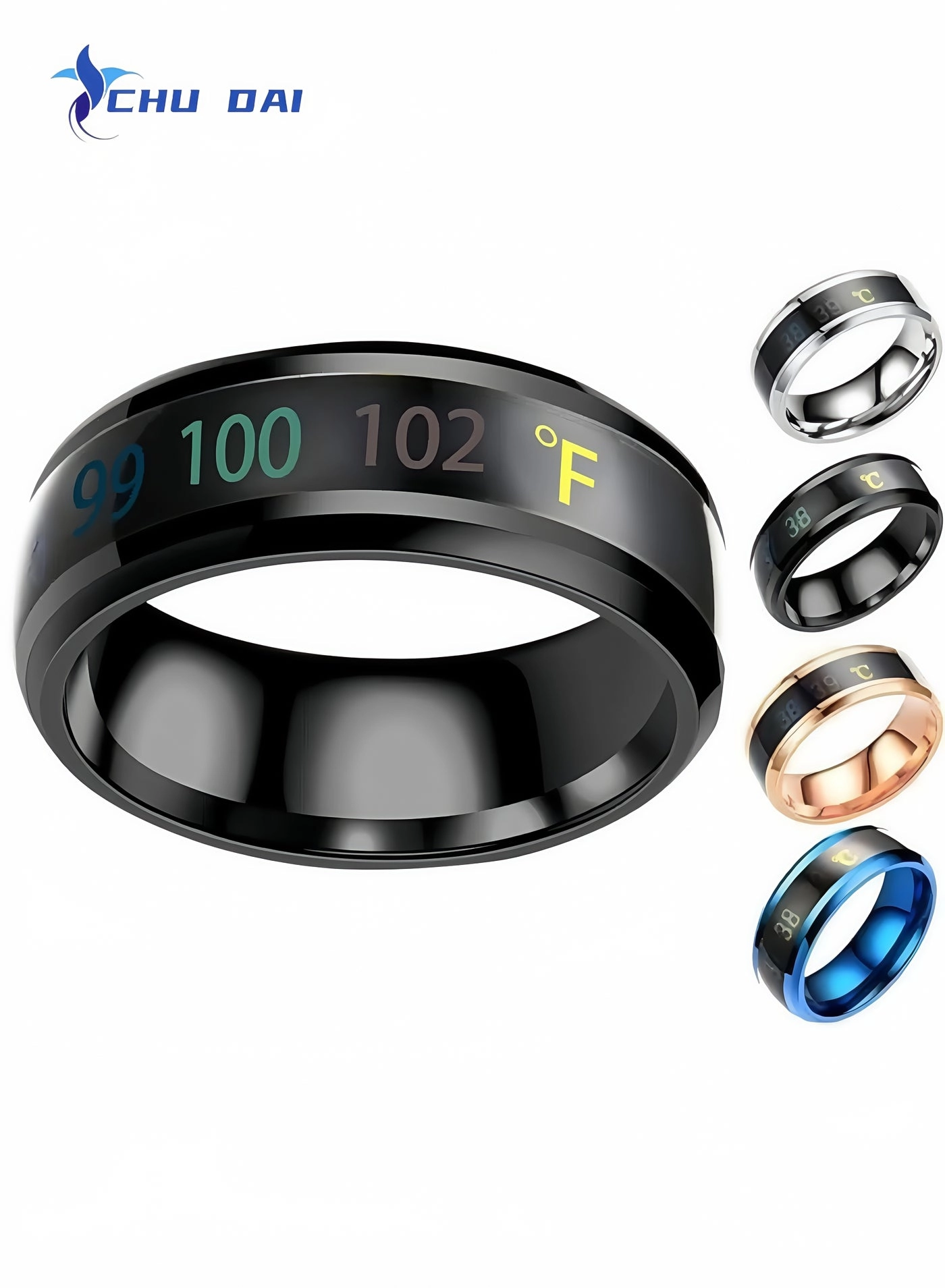 CHU DAI Smart Ring - Titanium