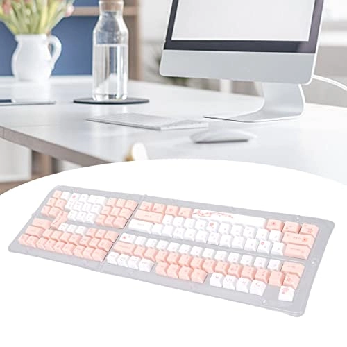 Keyboard Keycaps - Cherry Blossoms Powder 123 Keys PBT