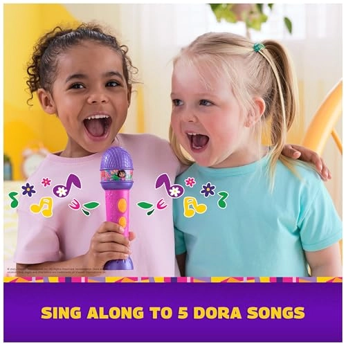 Dora Rainforest Rhythm Microphone - 3 years+