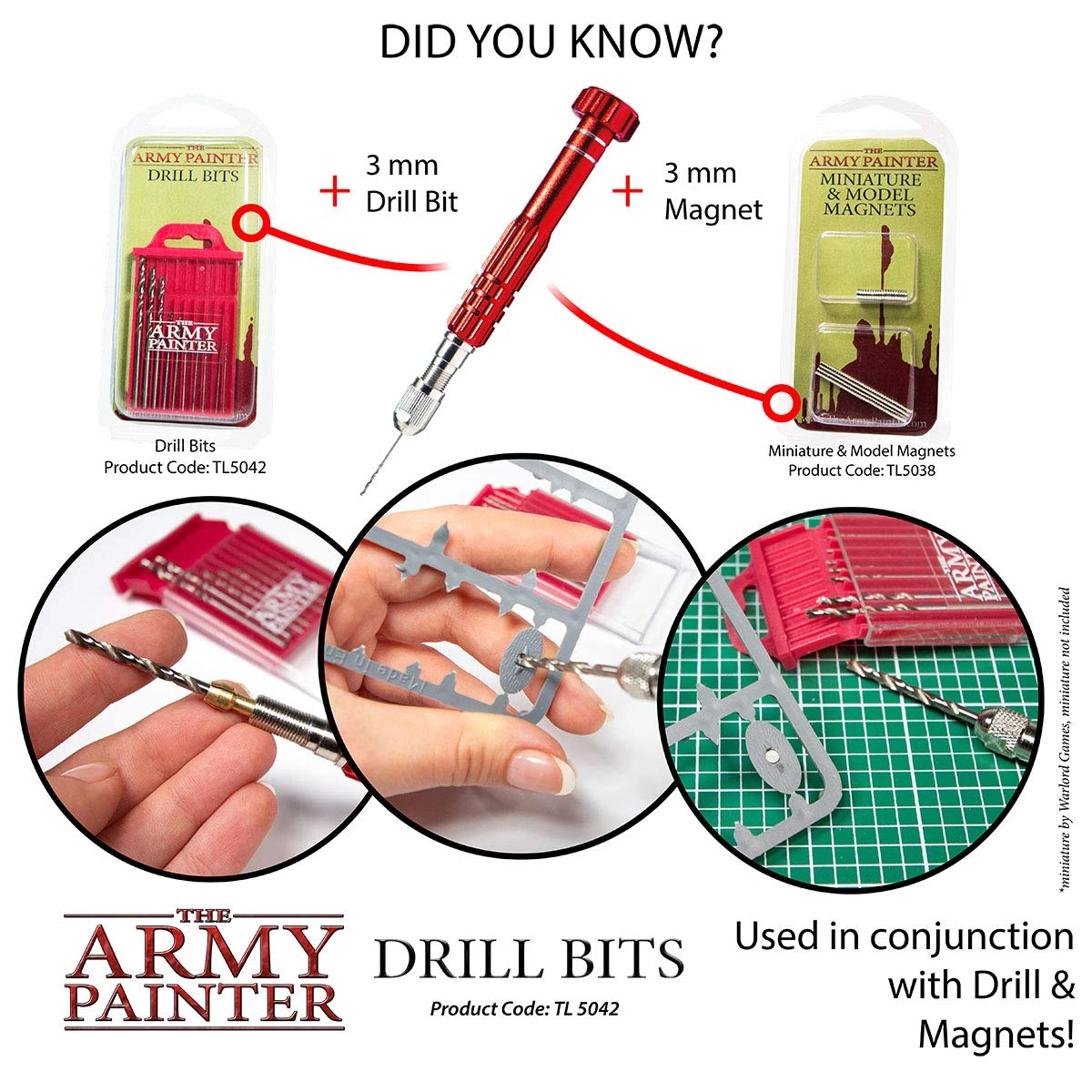 Drill Bits - 10 Ø 0.7 mm to 3.0 mm
