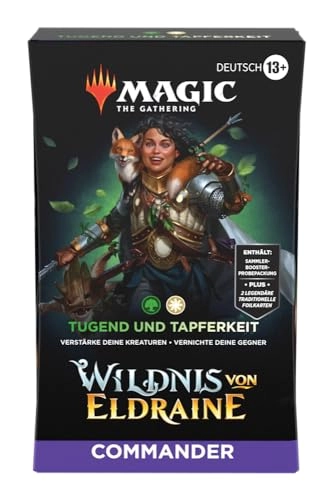 Magic: The Gathering Wilderness of Eldraine Commander Deck - Virtue and Bravery (German)