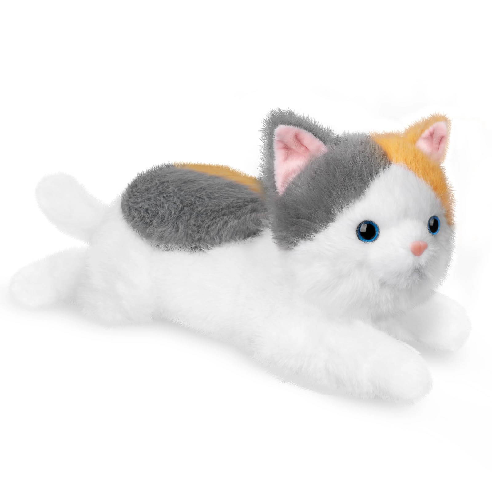youblek Cat Weighted Stuffed Animal - 19 inch 3 Pounds Calico Cat