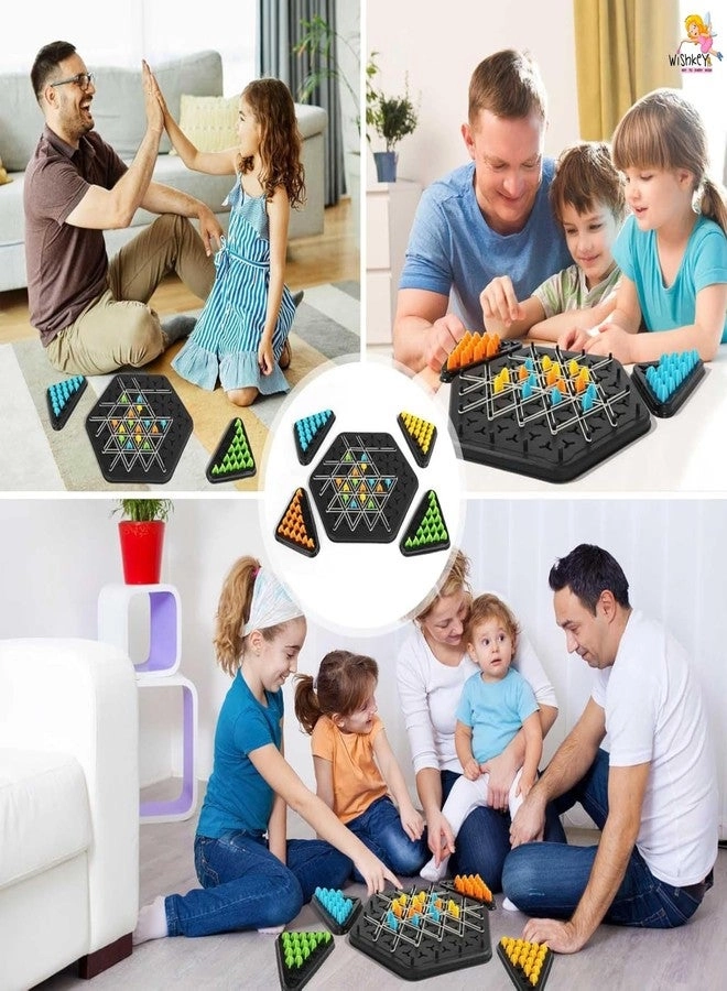 Chain Triangle Chess Triggle Rubber Band Geoboard Puzzle