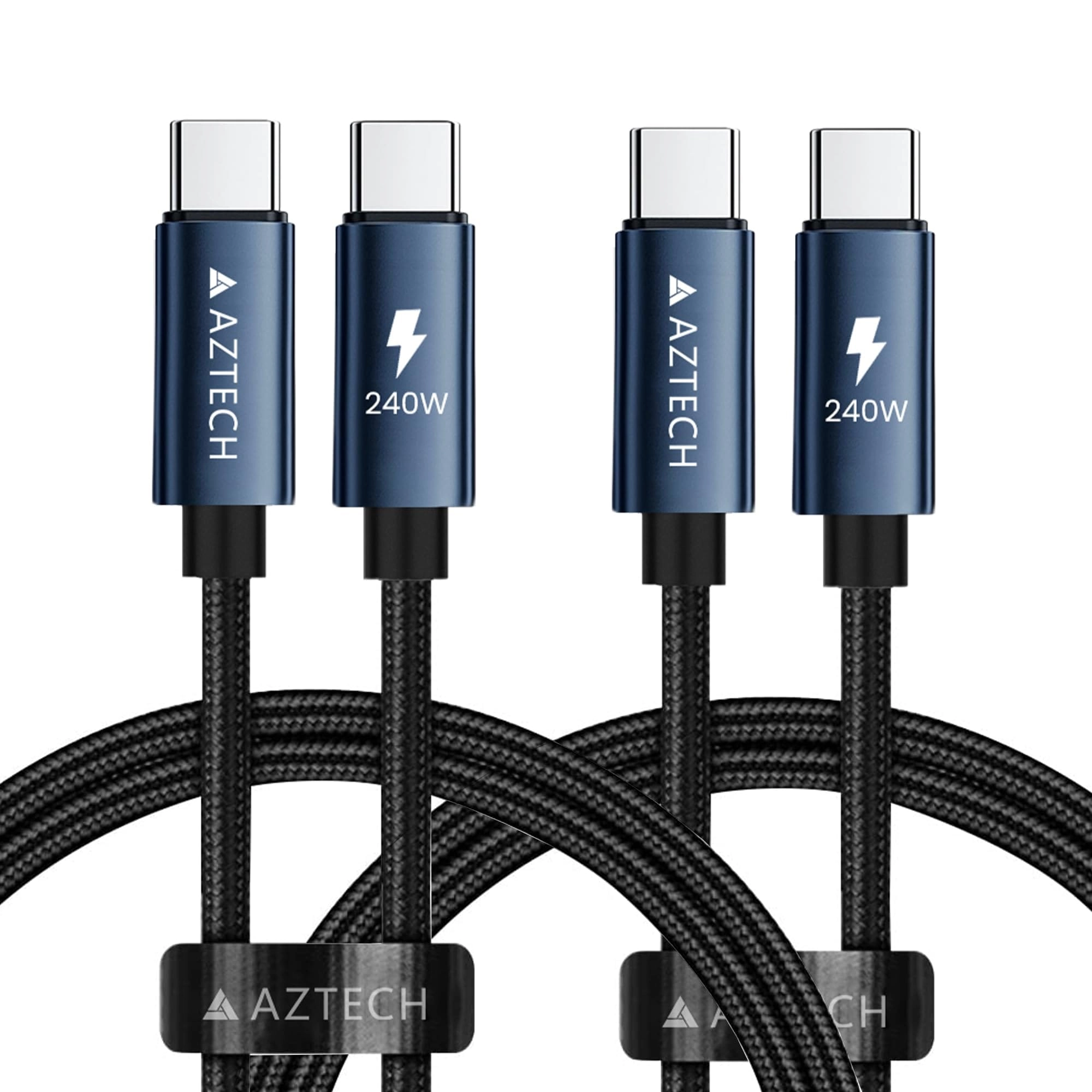 AZTECH Official Store HyperCable Cable 240W USB-C to USB-C 2m Braided
