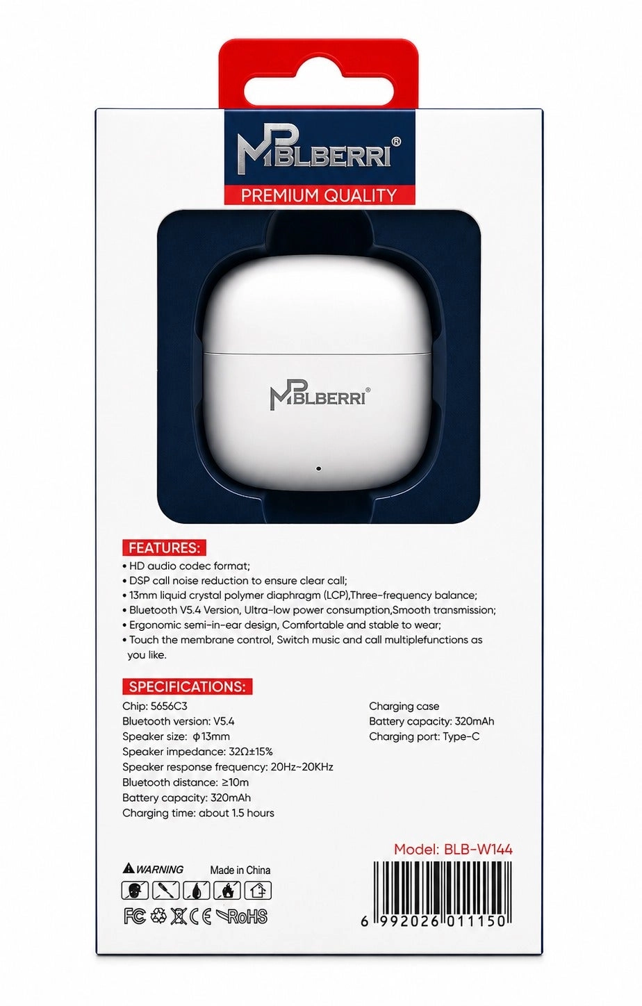 BLB-W144 Wireless Earbud