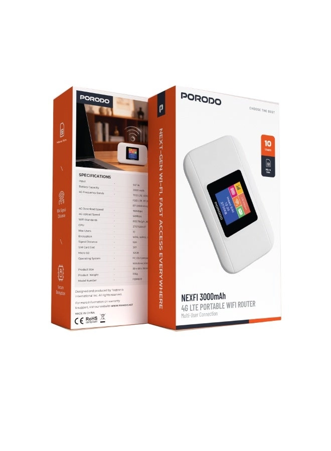 Pocket Router - 4G LTE Wifi 6 150 megabit per second