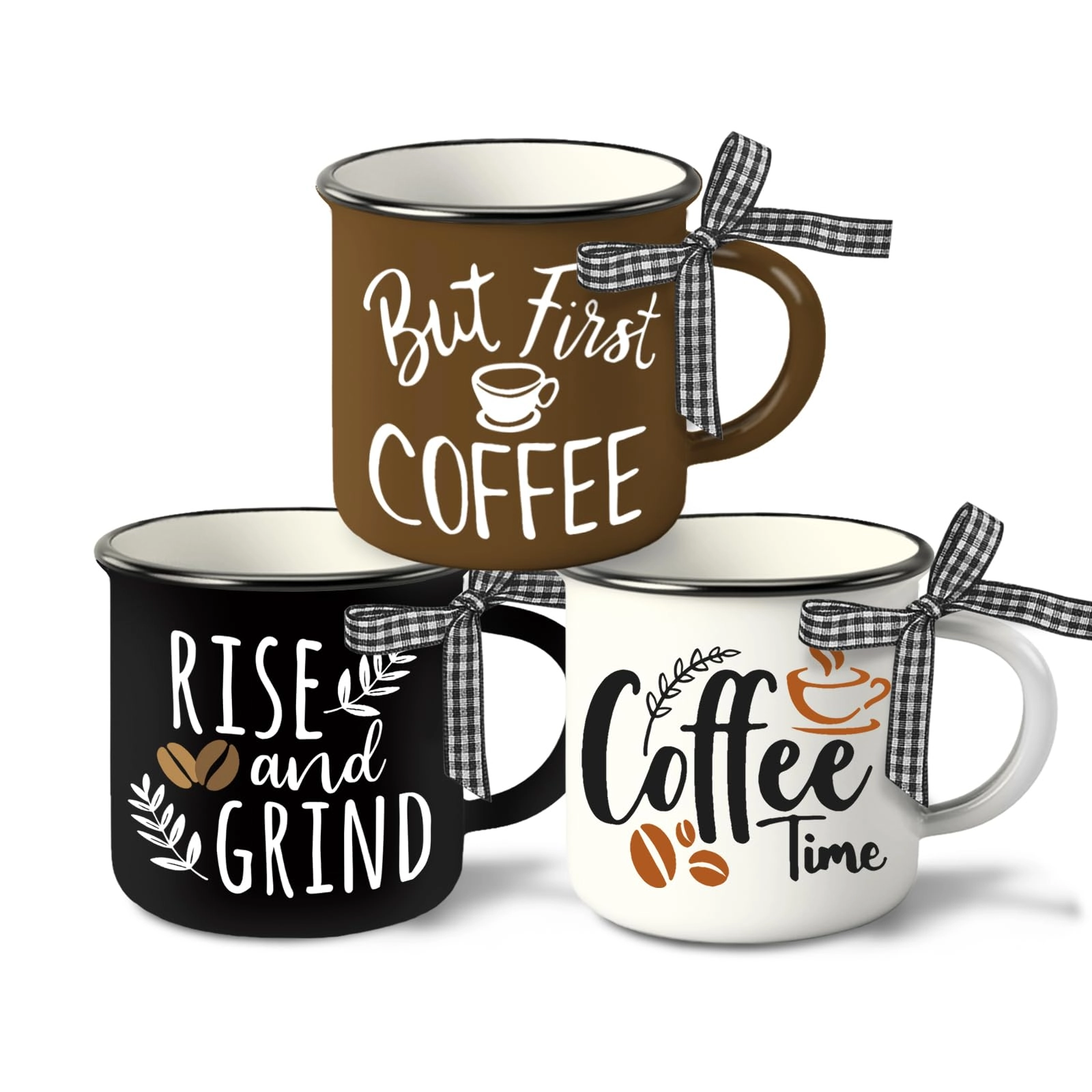 paayna Rise and Grind Bean Mini Mug - 3 pcs - Holiday