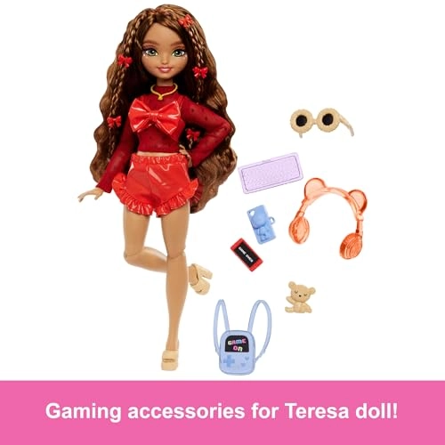 Teresa Fashion Doll - Brown Hair Video Game Themed Ages 4+