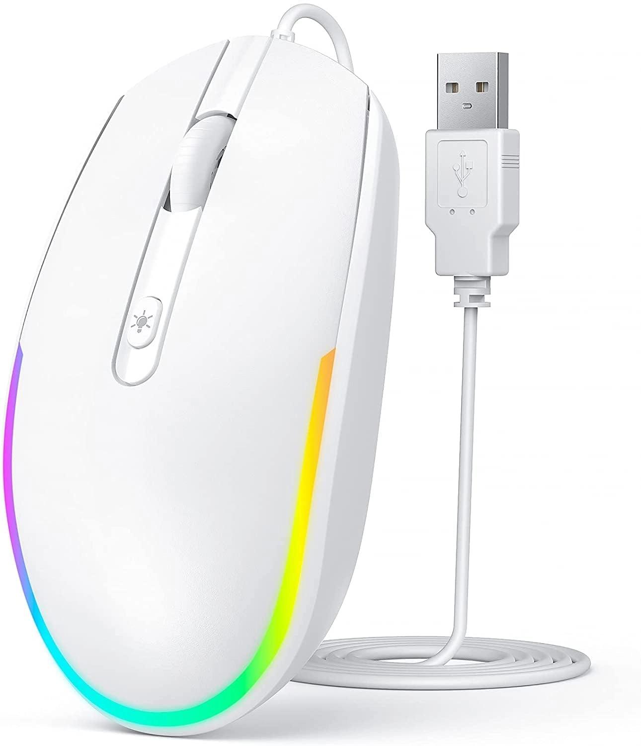 Wired LED RGB Backlit Mouse - USB
