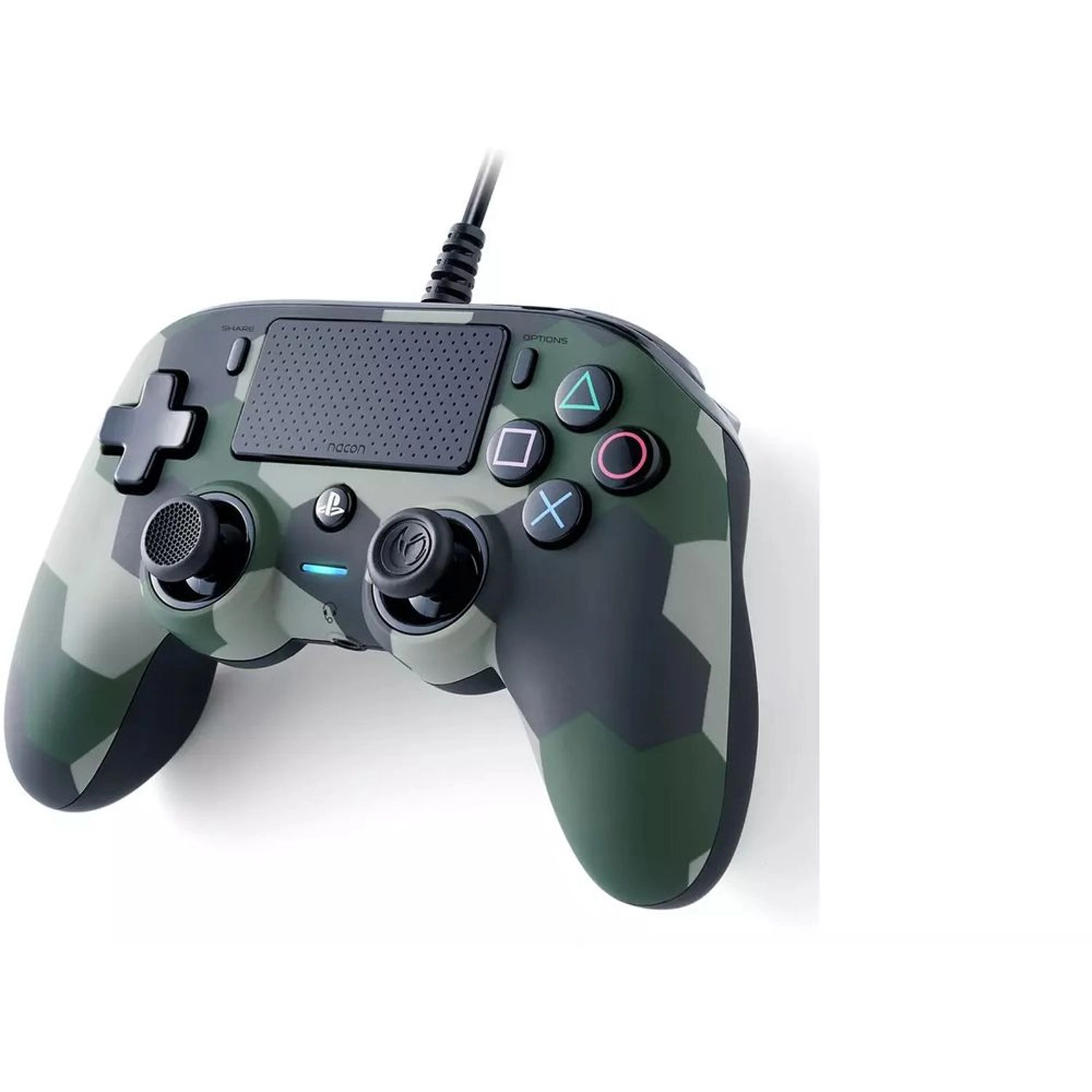 Compact Wired Controller (PS4) Camo Green