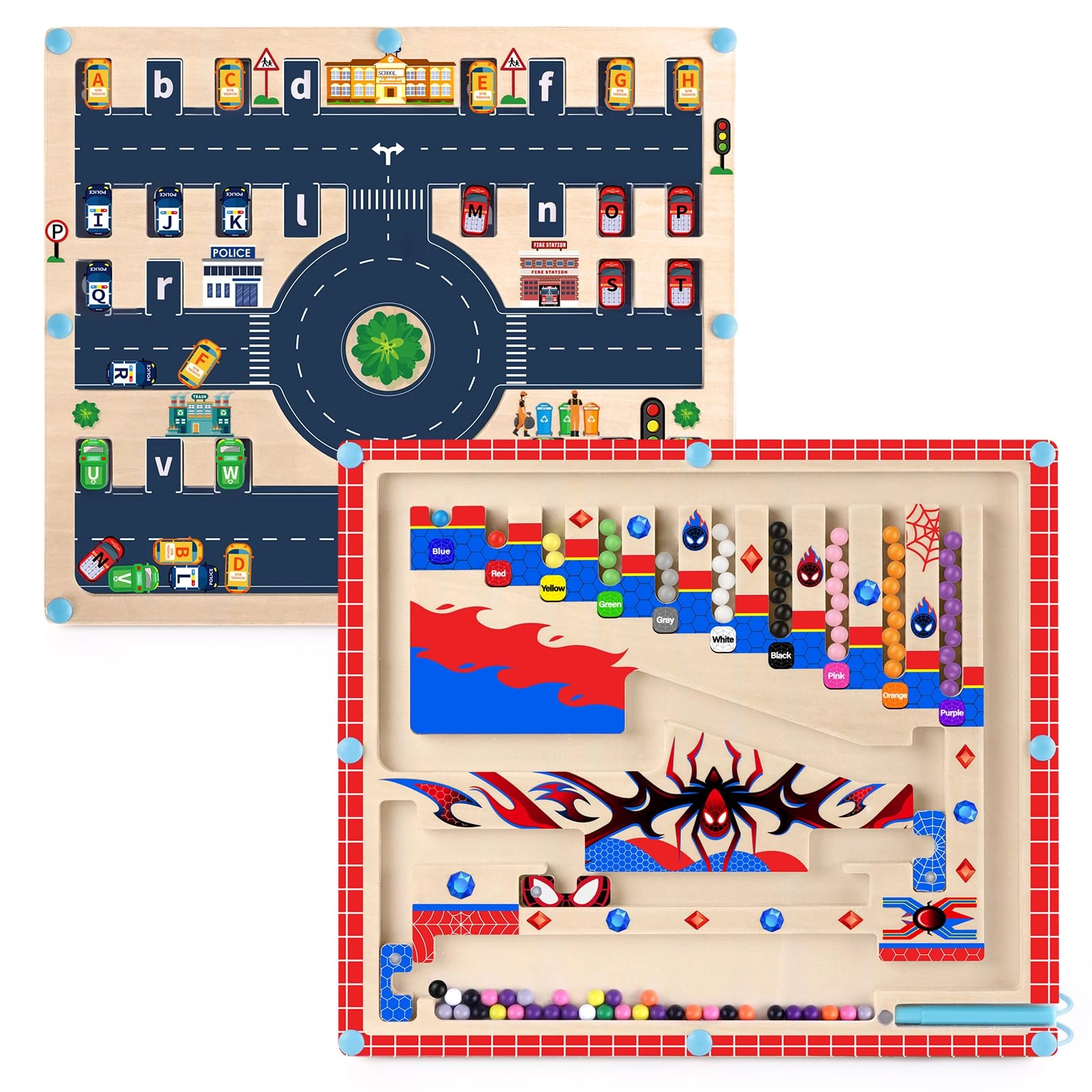 Shantou Rongyi Toys Co., Ltd. Magnetic Color and Number Maze - 3+ 1.0 pieces