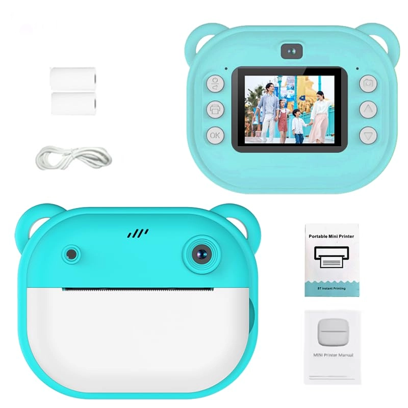 Camera Printer - 1080P Videos Green Premiun Fancy
