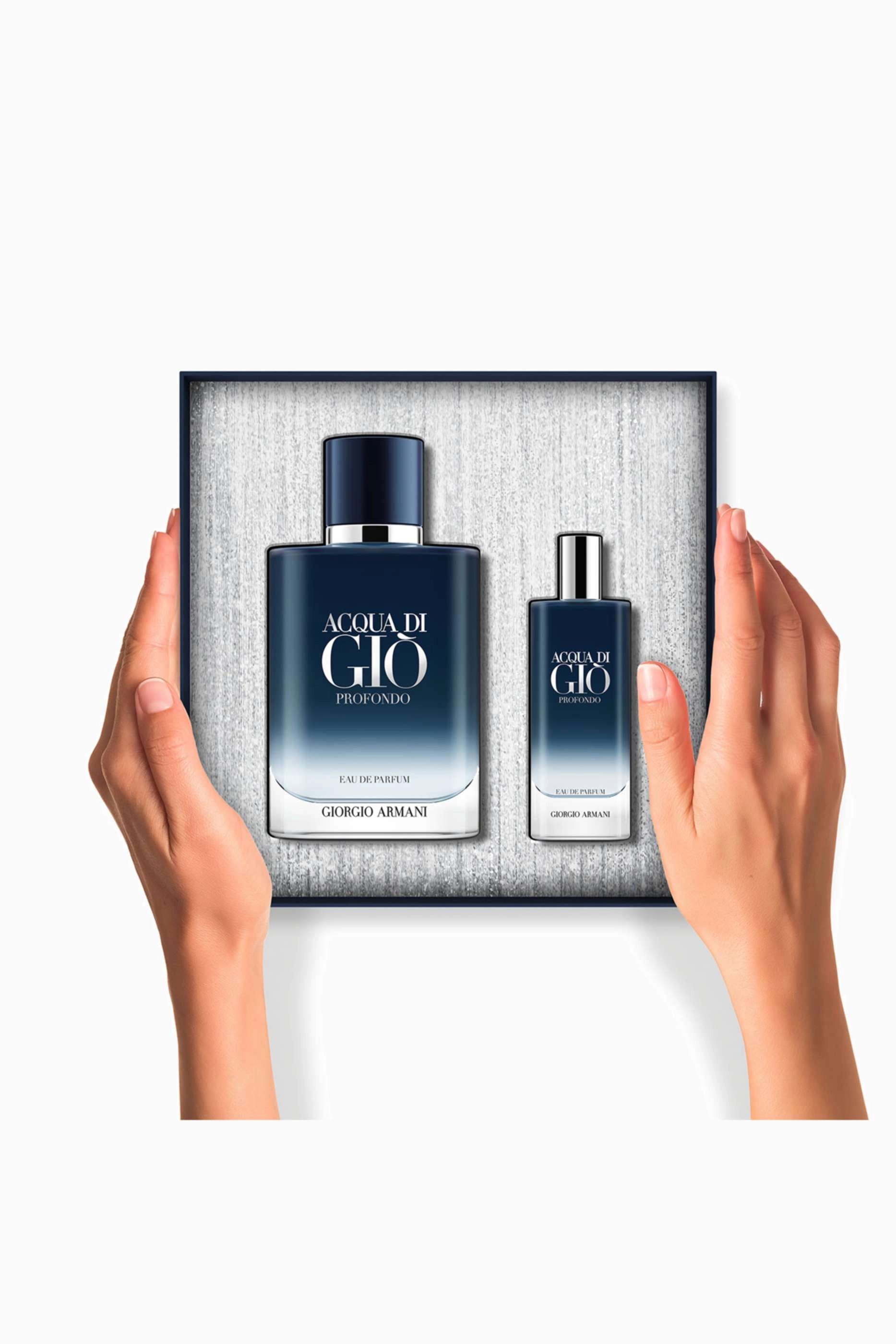 Acqua Di Gio Profondo Parfum - 100ml 15ml Gift Set