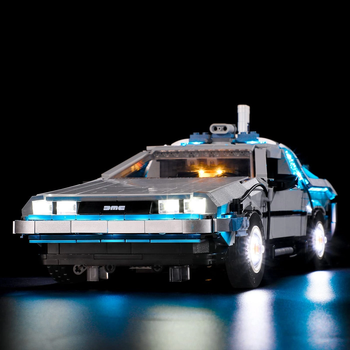 LED Lighting Kit for LEGO Back to The Future Time Machine 10300