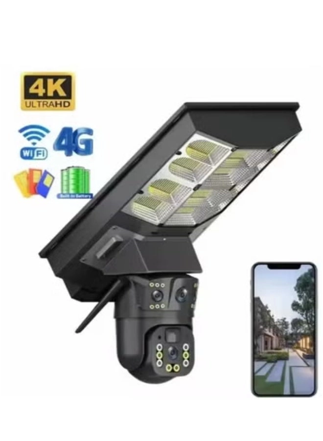 Solar Powered 4G Surveillance Camera