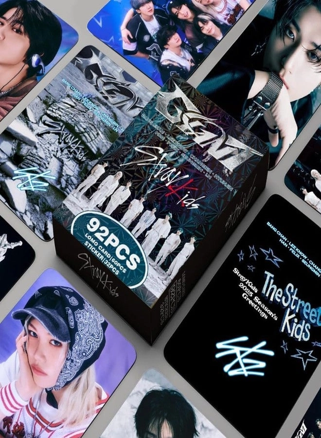 StrayKids Photocards + StrayKids Stickers - 32Pcs