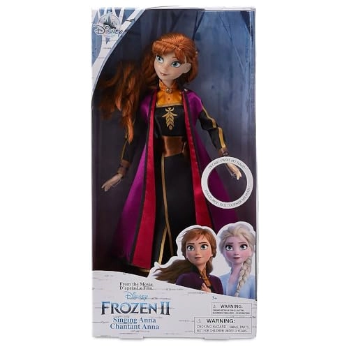 Disney Store Anna Singing Doll - Satin Robe Sings The Next Right Thing Ages 3+