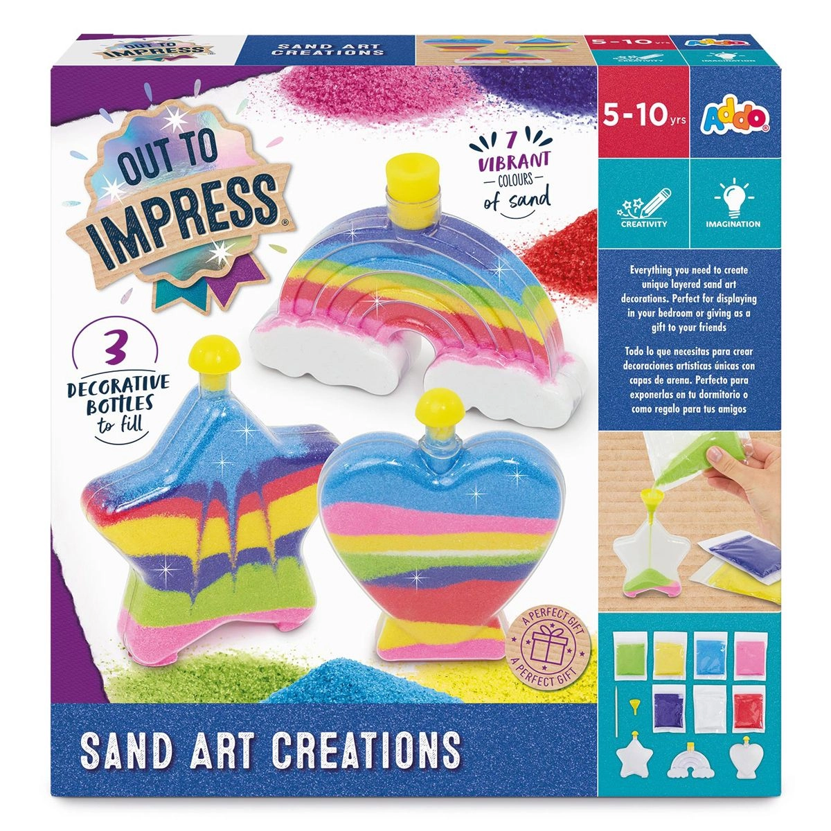 Out To Impress Sand Art Kit - a shaping tool