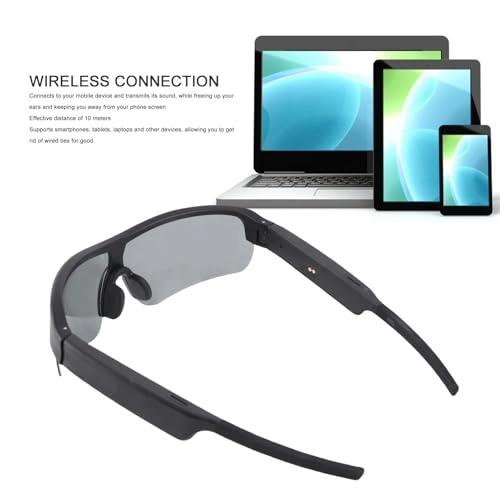 Open Ear Smart Glasses - 140mAh 4-8 Hours Built-in Microphone