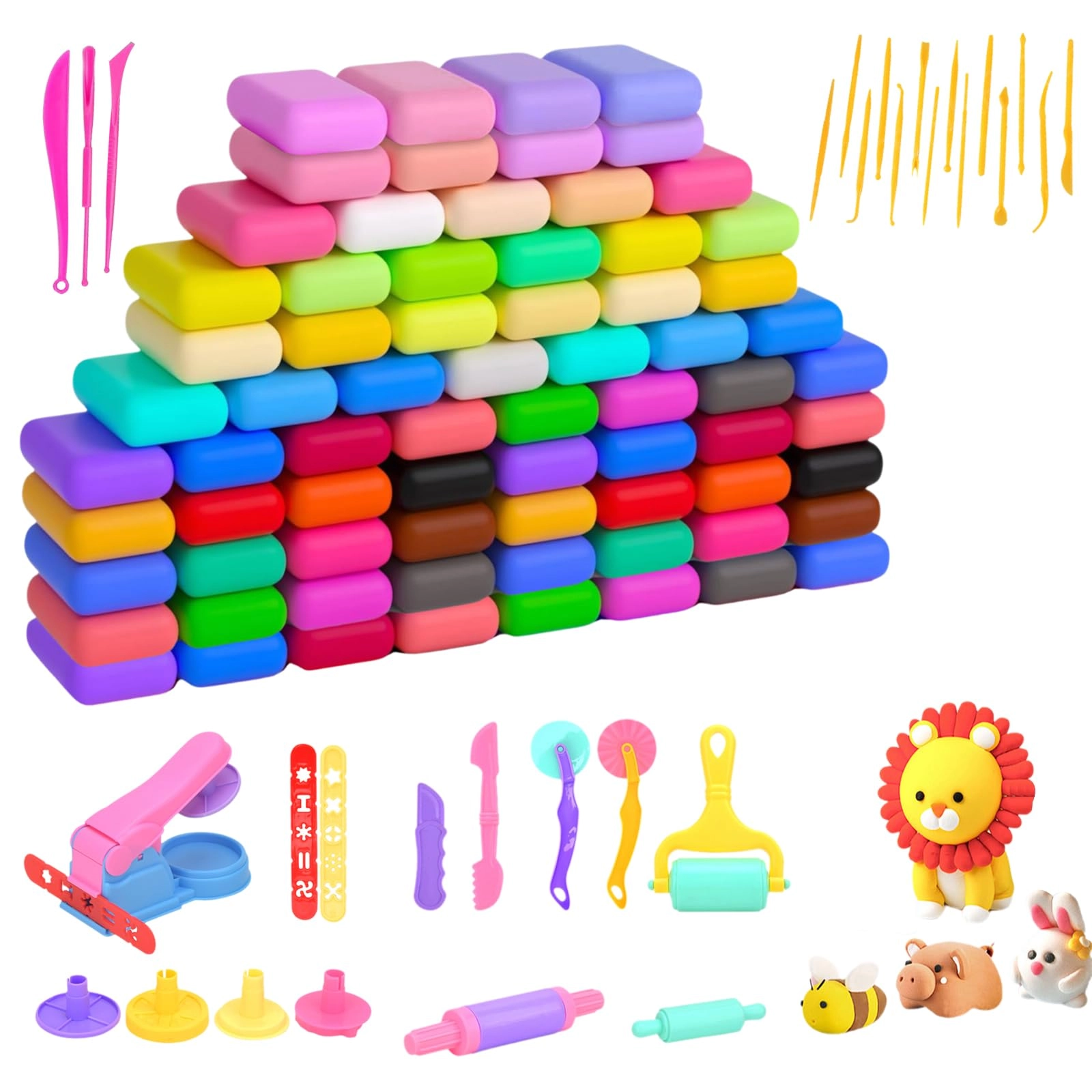 MFCGHXR Air Dry Clay - polymer clay 149 Pieces