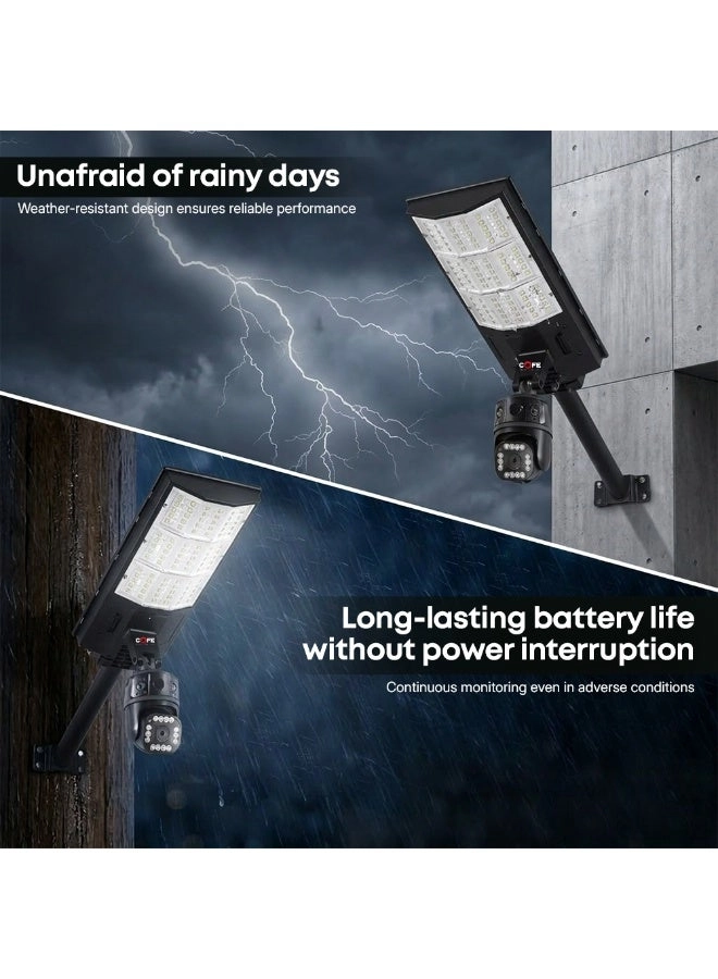 4G 2-in-1 Solar Street Light Camera