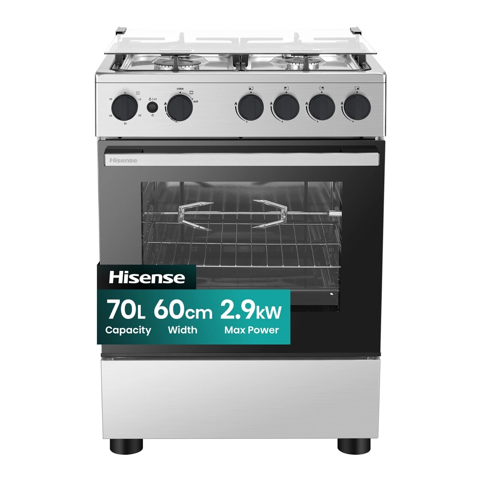 Hisense HFG60422RX GAS Cooker