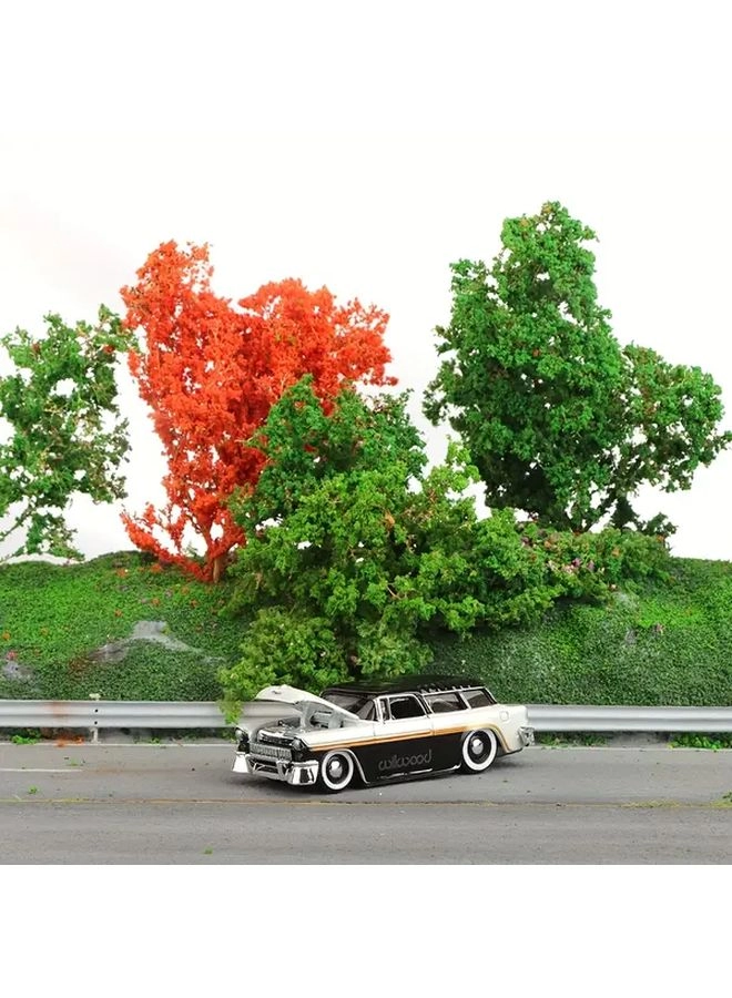 1955 Chevrolet Nomad Vega Transport Trailer Set - Alloy 1:64