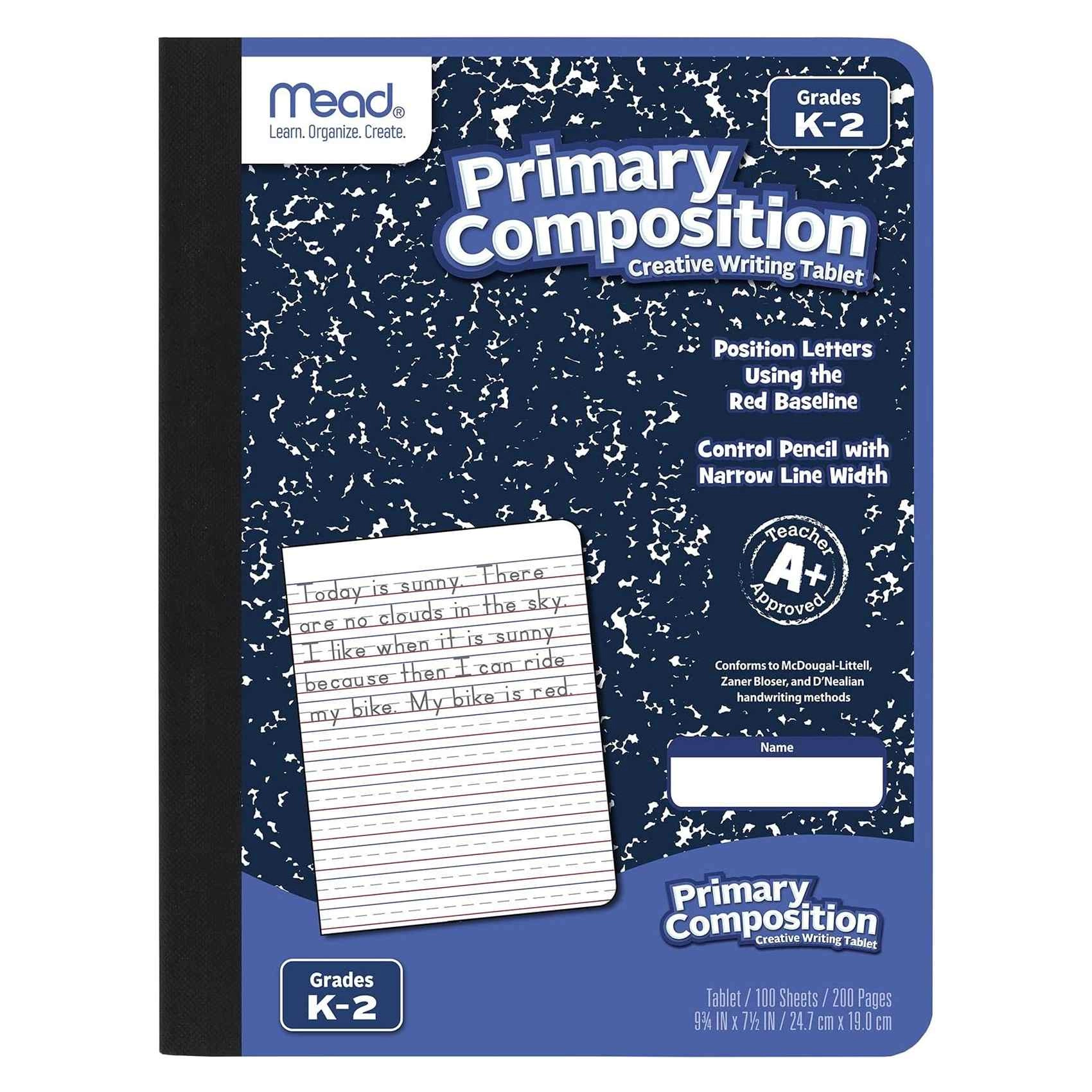 Mead Primary Composition Creative Writing Tablet