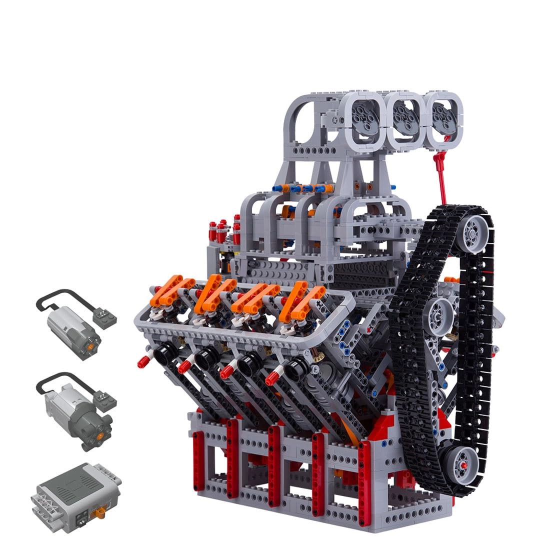 ConGamefun OHV V8 Engine - 5.0L 4-Stroke Supercharger