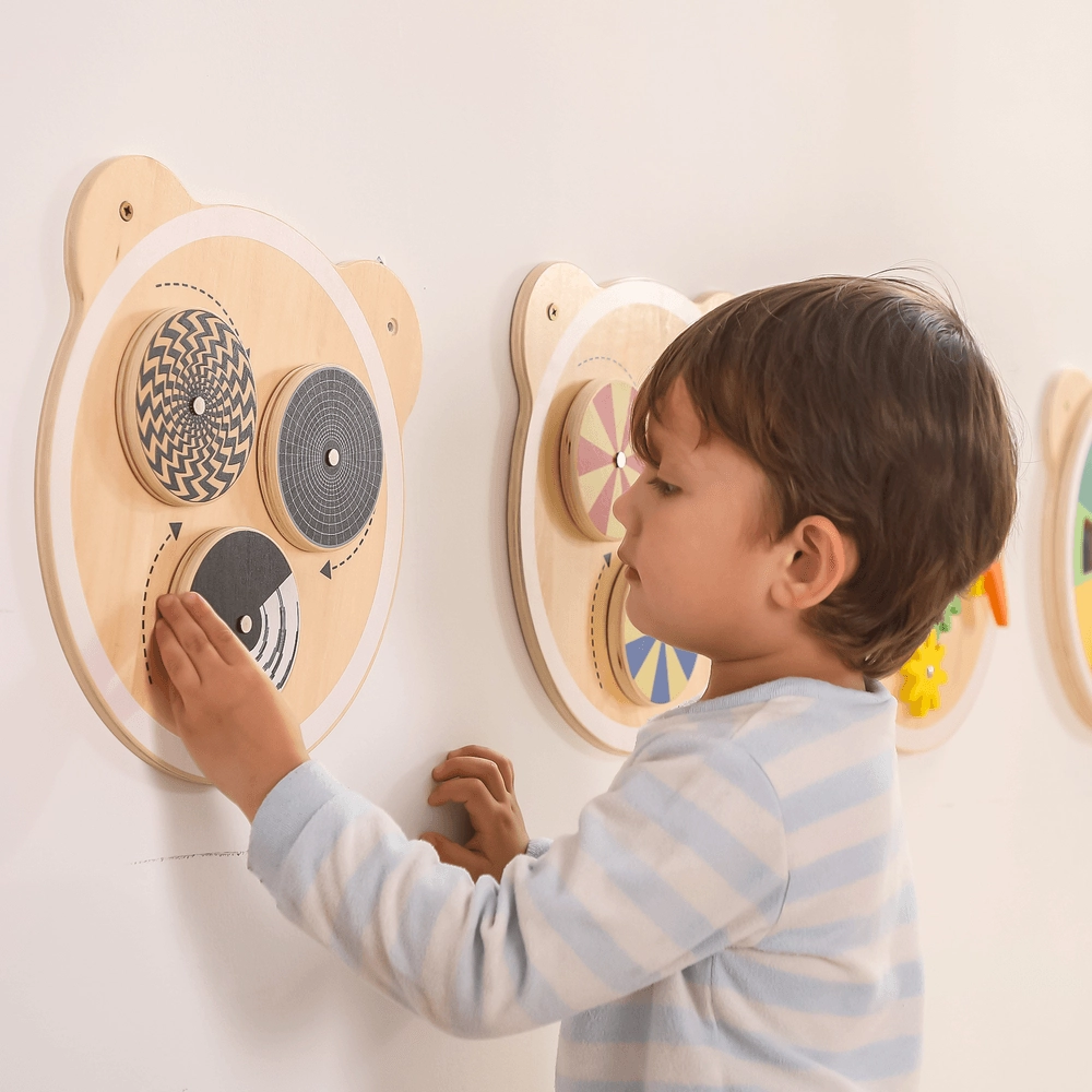 Wooden Wall Toy - 2+ Years
