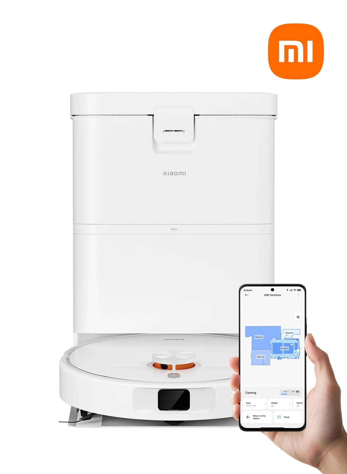 Xiaomi H50 - Self-Emptying All-in-One Omni Station