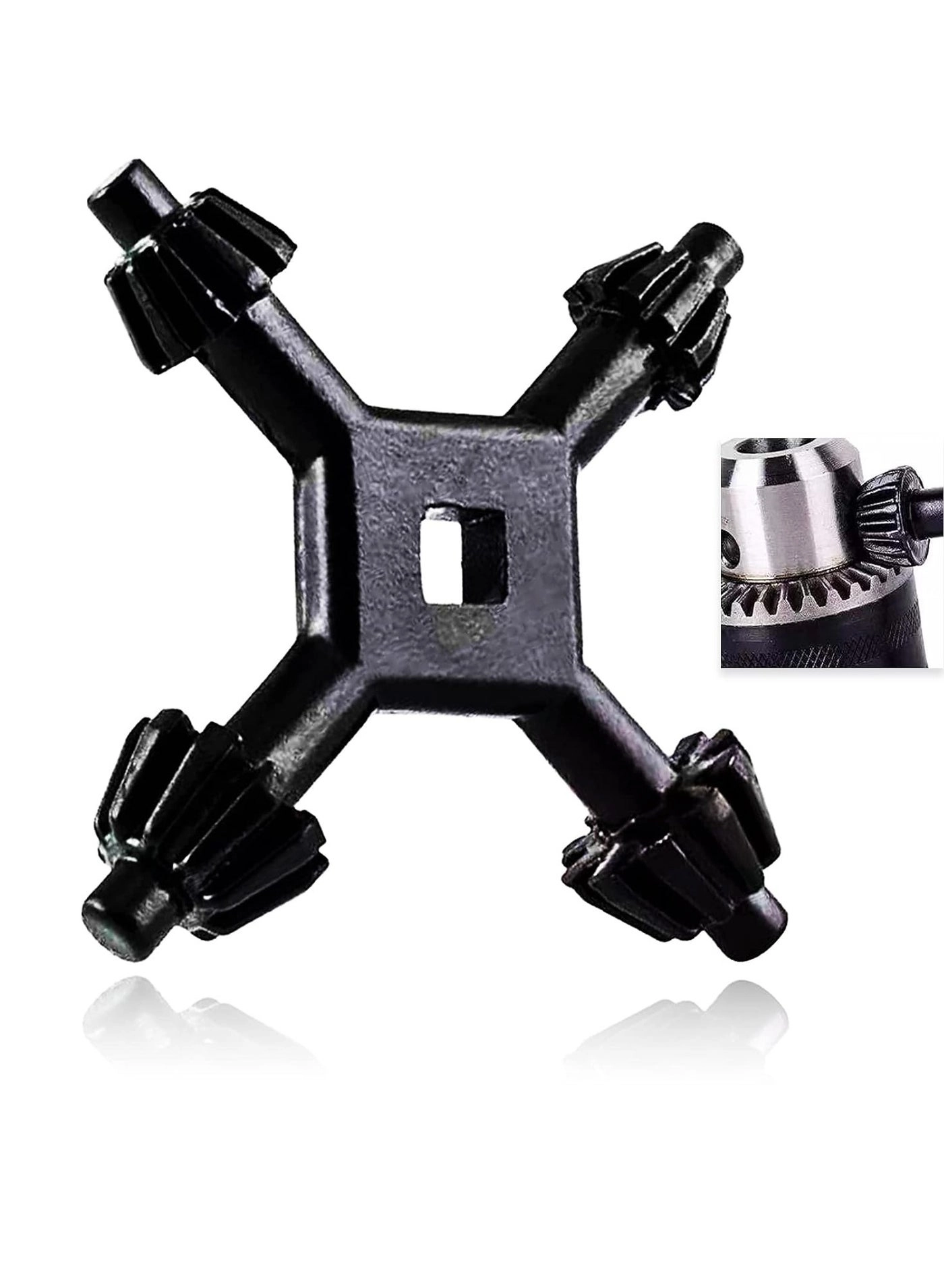 Universal Chuck Key - 4 Way Hardened Steel