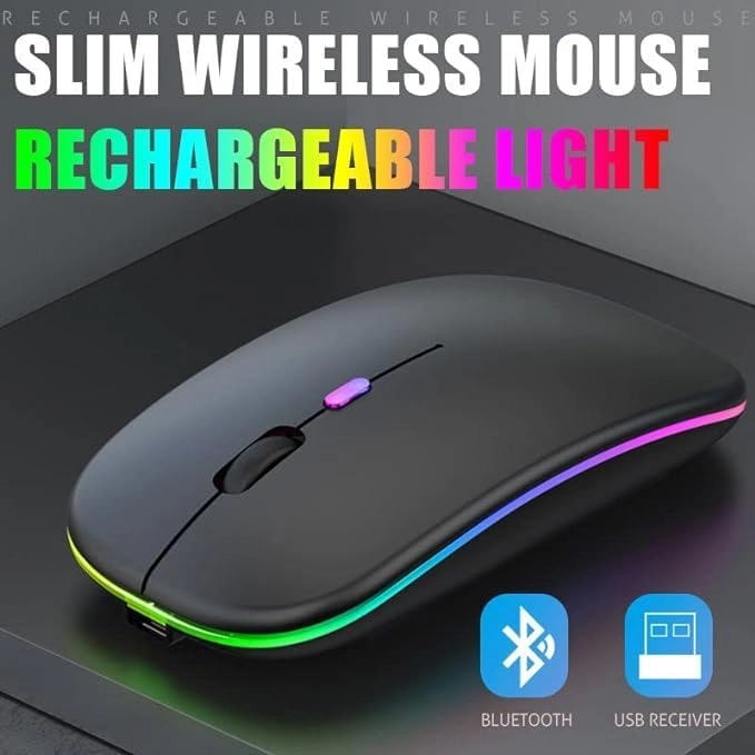 Wireless Mouse - Bluetooth & 2.4G