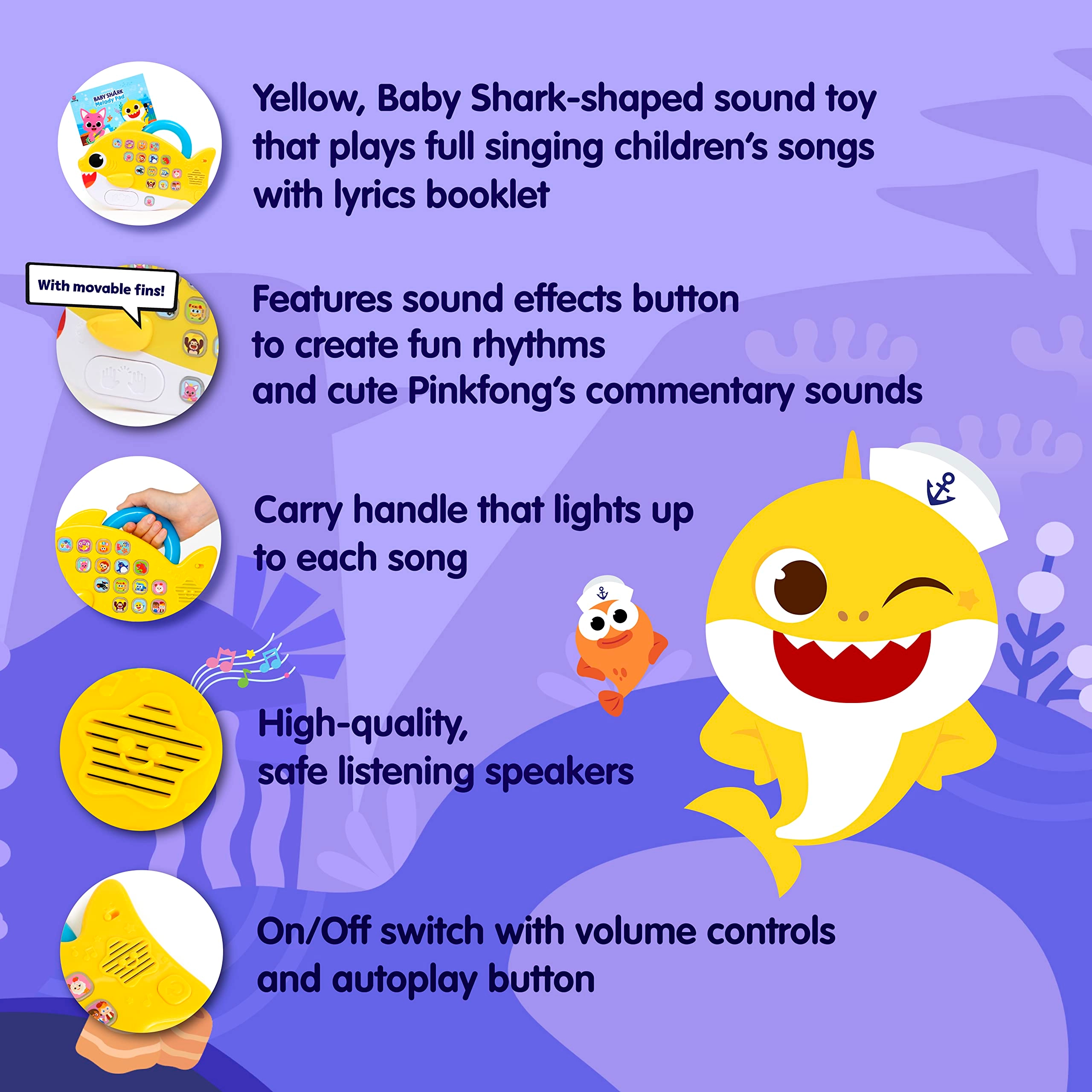 Baby Shark Melody Pad - Toddlers 1-3