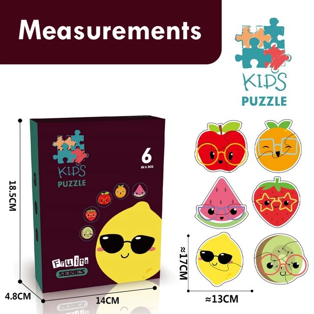 6 In 1 Matching Puzzle - 2+