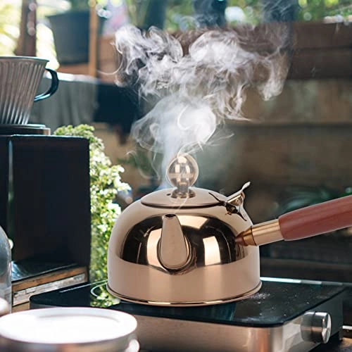 Tea Kettle - Stainless steel wood 500ml