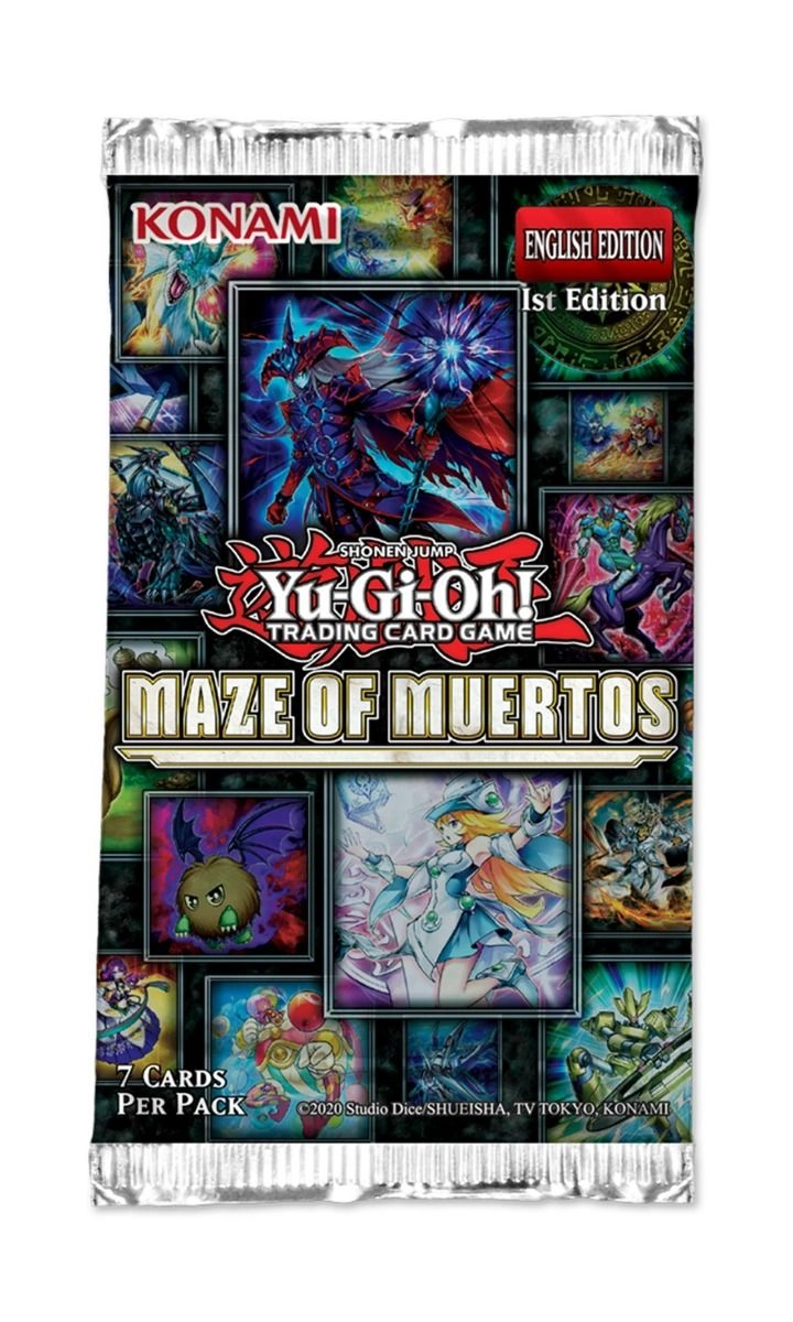Konami Yu-Gi-Oh! Maze of Muertos Booster Pack - 7pcs