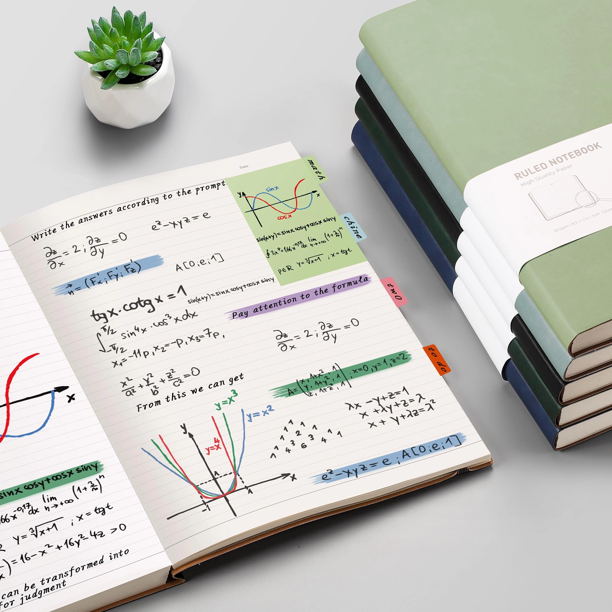 A4 Lined Notebook A4 Softcover - Lined 320 Pages