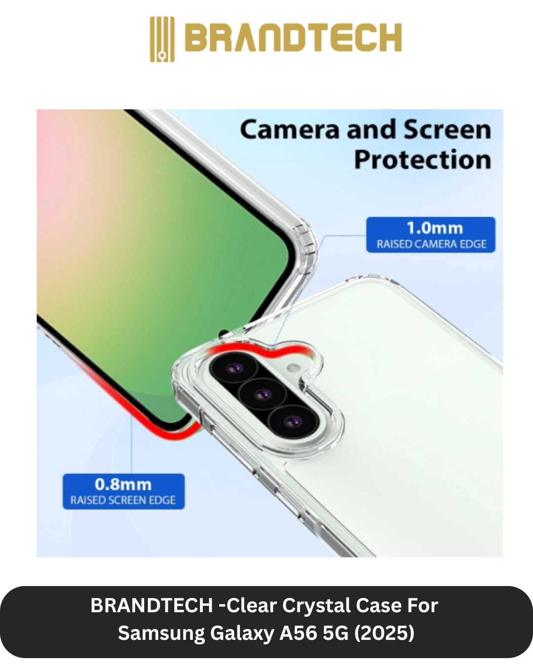 Galaxy A56 Cover + Screen Protector for Samsung Galaxy A56