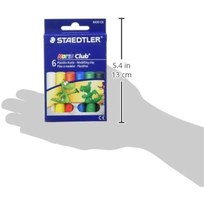 ST 8420 C6 - PLASTICINE DOUGH PACK OF 6