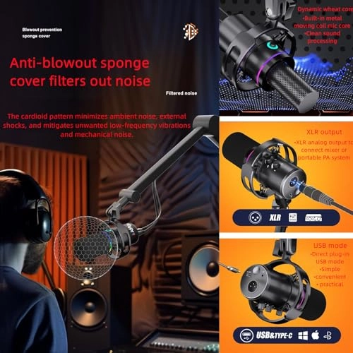 ME6S 3.5mm-Mini-Jack+USB Microphone